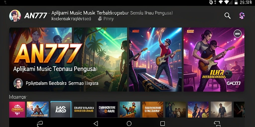 Tampilan gameplay AN777 yang penuh warna dan dinamis.
