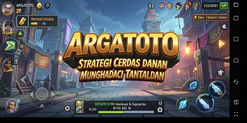 Tangkapan layar gameplay ARGATOTO yang menampilkan strategi pertempuran yang mendebarkan.