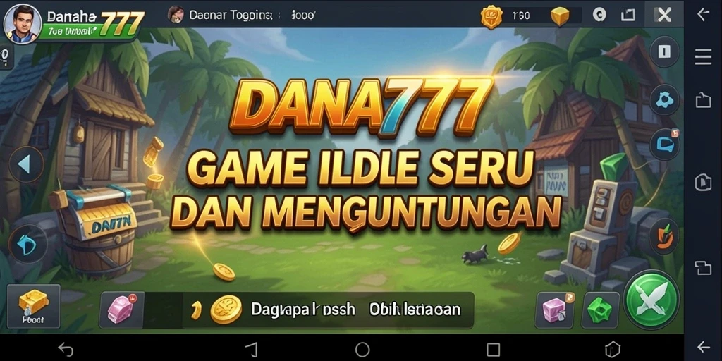 Screenshot gameplay DANA777 menampilkan suasana Idle yang menghibur.