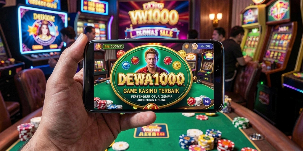 Tampilan gameplay seru di DEWA1000 dengan banyak pilihan permainan Kasino.