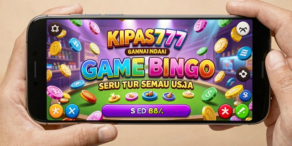 Tampilan gameplay seru dalam KIPAS777 dengan suasana Bingo yang mendebarkan.