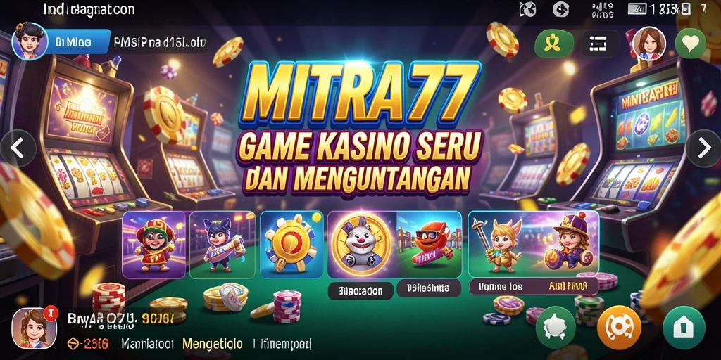 Tampilan menarik dari gameplay Kasino MITRA77 yang menghibur.