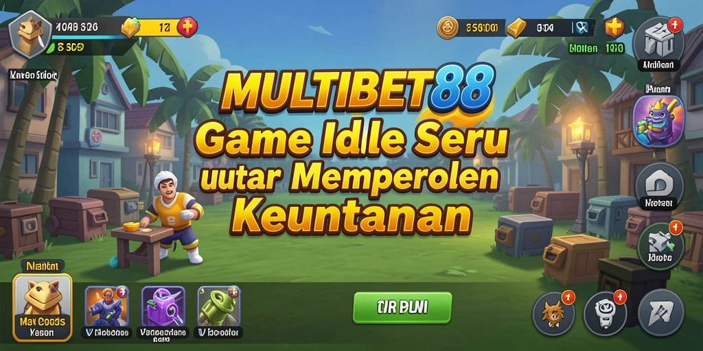 Screenshot utama MULTIBET88 menampilkan gameplay santai dan menyenangkan.