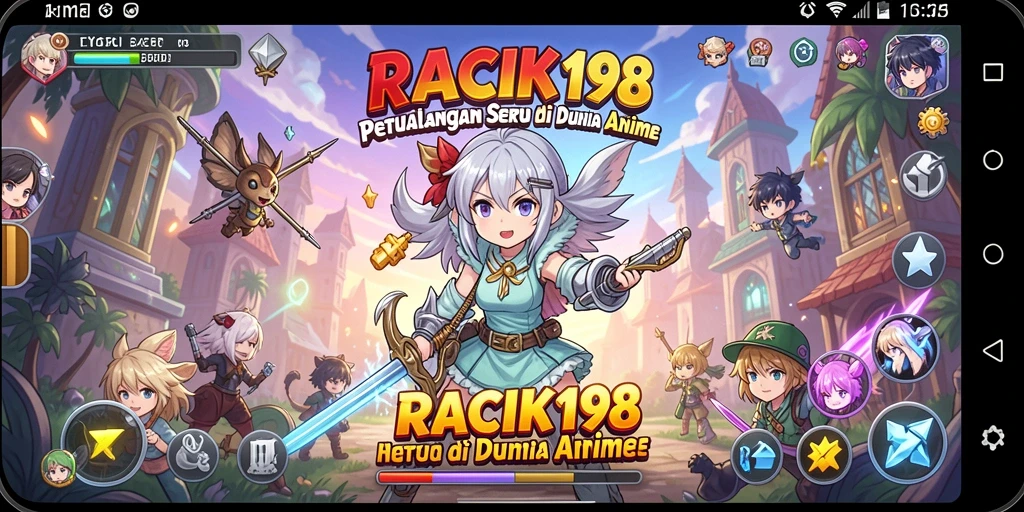Tampilan gameplay yang menakjubkan di RACIK198.