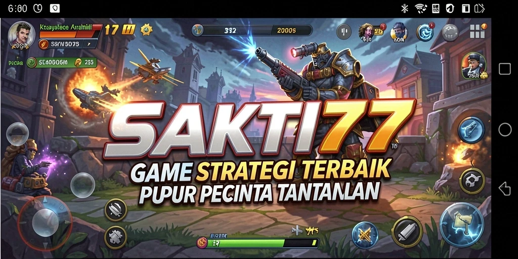 Tampilan gameplay <strong>SAKTI77</strong> yang seru dan penuh aksi strategi.