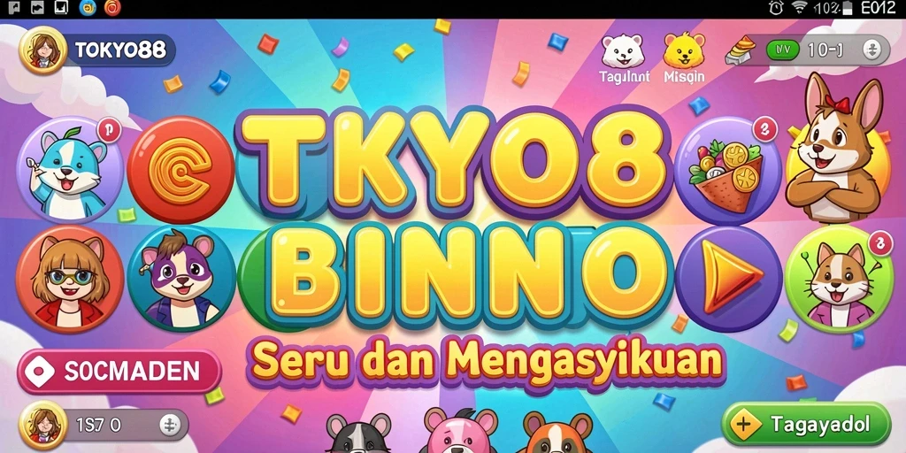 Screenshot gameplay <strong>TOKYO88</strong> menampilkan momen seru saat bermain bingo.