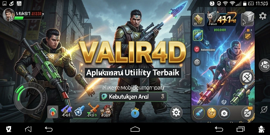 Tampilan antarmuka utama VALIR4D dengan fitur-fitur Utility.